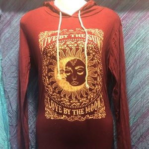 MOONCHILD HOODED SHIRT SIZE L